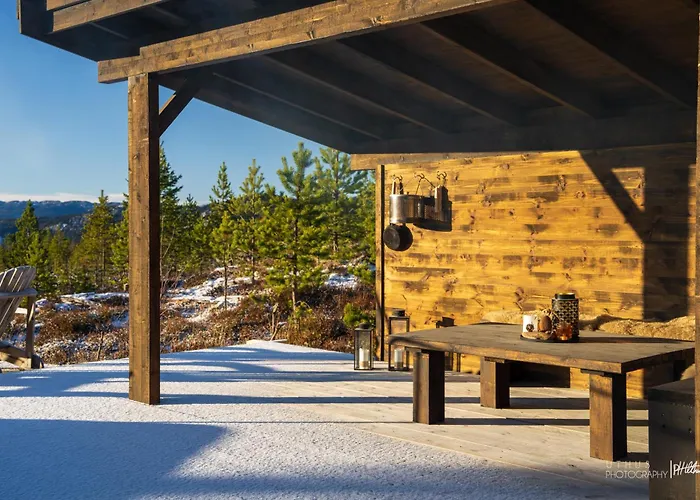 Feriehus Ny Eksklusiv Hytte, Strøm Og Jacuzzi Inkl I Prisen *